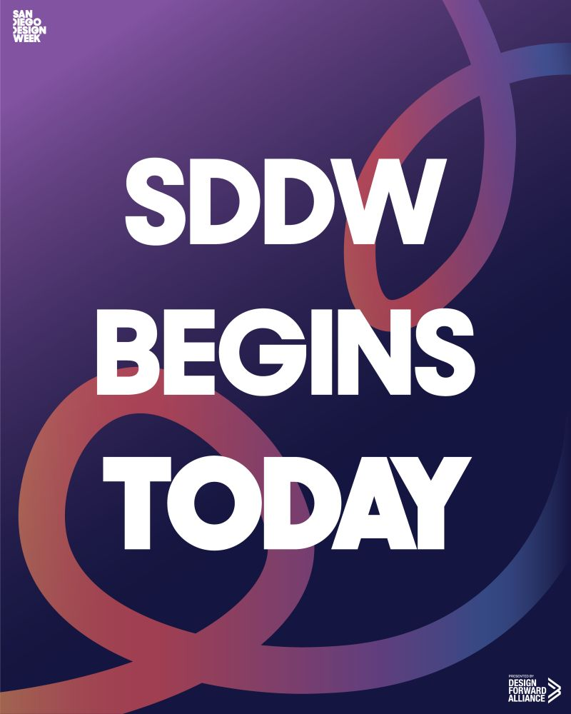 Campaign graphic — SDDW begins today, ribbon on gradient