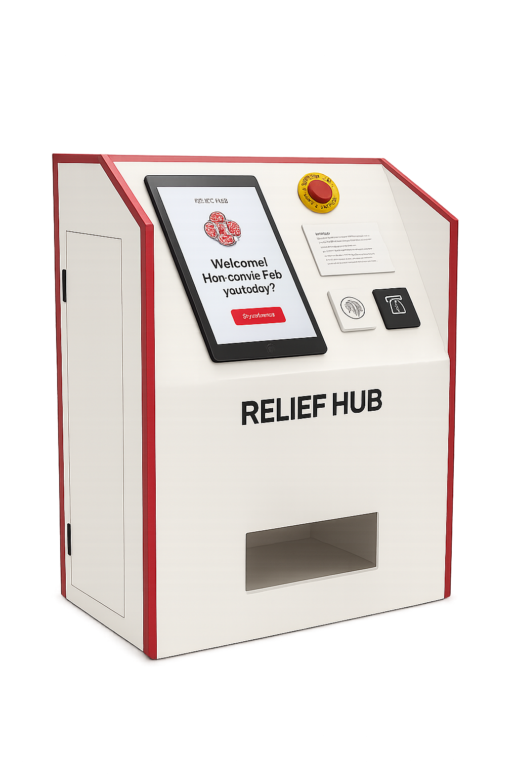 ReliefHub kiosk design